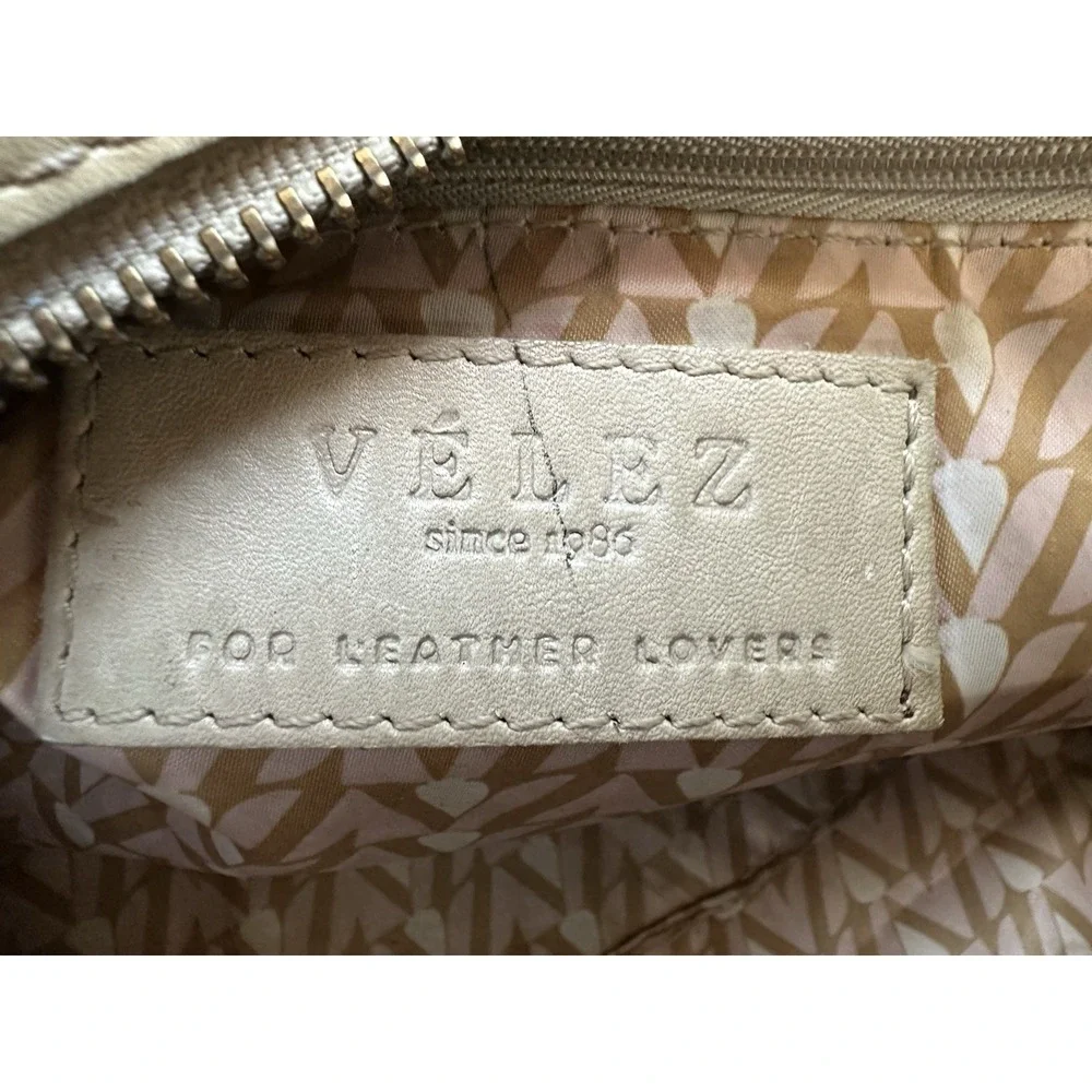 Velez Tasseled HOBO Leather Purse Artisanal Crossbody Top Handles Grunge City